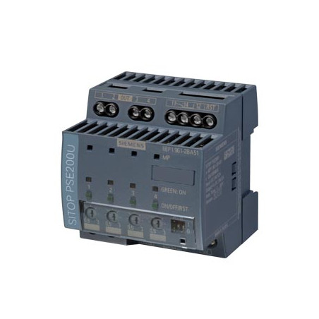 SITOP PSE200U 3 A NEC Class 2 Selectivity module 4-channel input: 24 V DC/12 A output: 24 V/4x 3 A