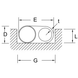 “D” Multi Seal Gasket