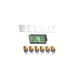 SET 31 Zestaw do pełnej automatycznej hydraulicznej regulacji składający się z 5 termostatów