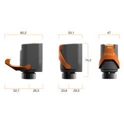 SET 31 Zestaw do pełnej automatycznej hydraulicznej regulacji składający się z 5 termostatów