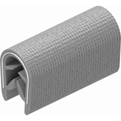 Securing self-locking edges, PVC 70 ± 5 shore and dark gray 1010-11-01