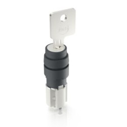 LUMOTAST 75 IP40 Kulcskapcsoló, kerek, fix, 1 NC + 1 NO, 90°