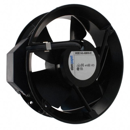 AC kompakt tengelykapcsoló ventilátor W2E143-AB09-01