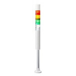 Semnalul turnului LR4-402PJBW-RYGC. Suport cu picior, sunet