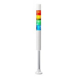 LR4-4M2PJBW-RIGB Tower semnal. Suport cu picior, sunet