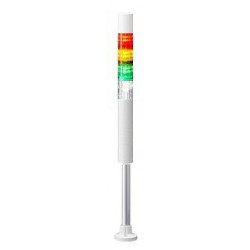 LR4-4M2PJBW-RYGC Tower semnal. Suport cu picior, sunet
