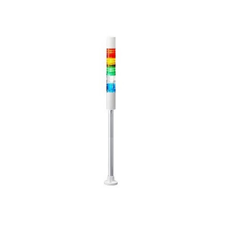 LR4-502PJW-RYGBC Tower semnal. Suport cu picior, sunet
