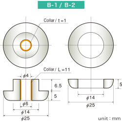 Gel Bush - B-2 insulator