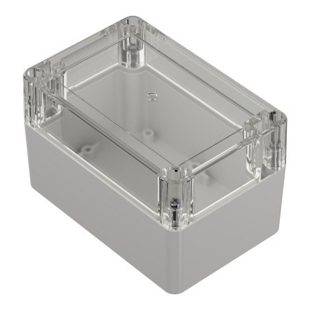ZP120.80.75Jp TM ABS-PC PLASTIC HOUSING ZP120.80.75 LIGHT BOTTOM - CLEAR TOP WITH ABS-PC BRASS