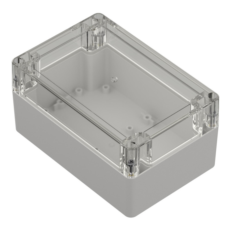 ZP150.100.75JpH TM ABS-PC HERMETIC HOUSING ZP150.100.75 LIGHT BOTTOM - CLEAR TOP WITH GASKET AND ZP150.100.75JpH TM ABS-PC HERMETIC HOUSING ZP150.100.75 LIGHT BOTTOM - CLEAR TOP WITH GASKET AND