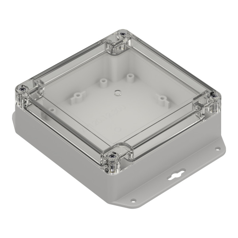 ZP120.120.45SUJp ТМ ABS-PC ГЕРМЕТИЧНИЙ КОРПУС ZP120.120.45 СВІТЛИЙ ДНИЗ З ВУШКАМИ - ПРОЗОРНИЙ ВЕРХ ZP120.120.45SUJp ТМ ABS-PC ГЕРМЕТИЧНИЙ КОРПУС ZP120.120.45 СВІТЛИЙ ДНИЗ З ВУШКАМИ - ПРОЗОРНИЙ ВЕРХ