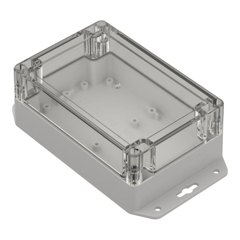 ZP150.100.60SUJp TM PC ГЕРМЕТИЧНЫЙ КОРПУС ZP150.100.60 СВЕТЛЫЙ ДНИЩЕ С УШИНАМИ - ПРОЗРАЧНЫЙ ВЕРХ С ZP150.100.60SUJp TM PC ГЕРМЕТИЧНЫЙ КОРПУС ZP150.100.60 СВЕТЛЫЙ ДНИЩЕ С УШИНАМИ - ПРОЗРАЧНЫЙ ВЕРХ С