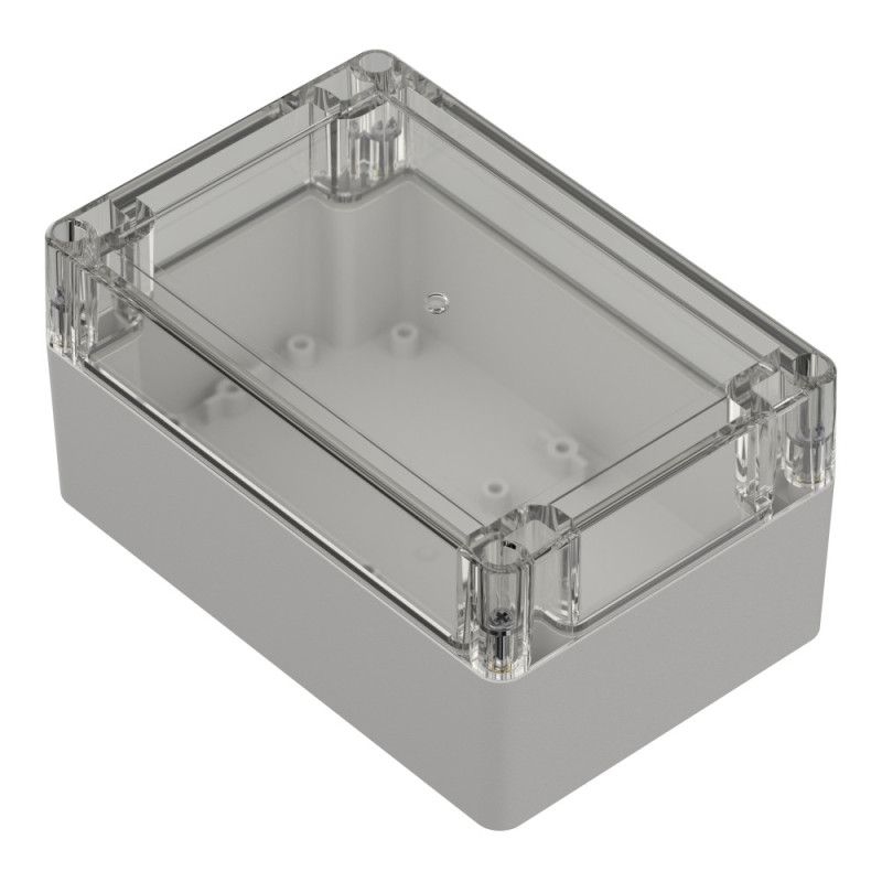 ZP150.100.75SJp TM PC HERMETIC HOUSING ZP150.100.75 LIGHT BOTTOM - CLEAR TOP WITH CAST GASKET AND ZP150.100.75SJp TM PC HERMETIC HOUSING ZP150.100.75 LIGHT BOTTOM - CLEAR TOP WITH CAST GASKET AND