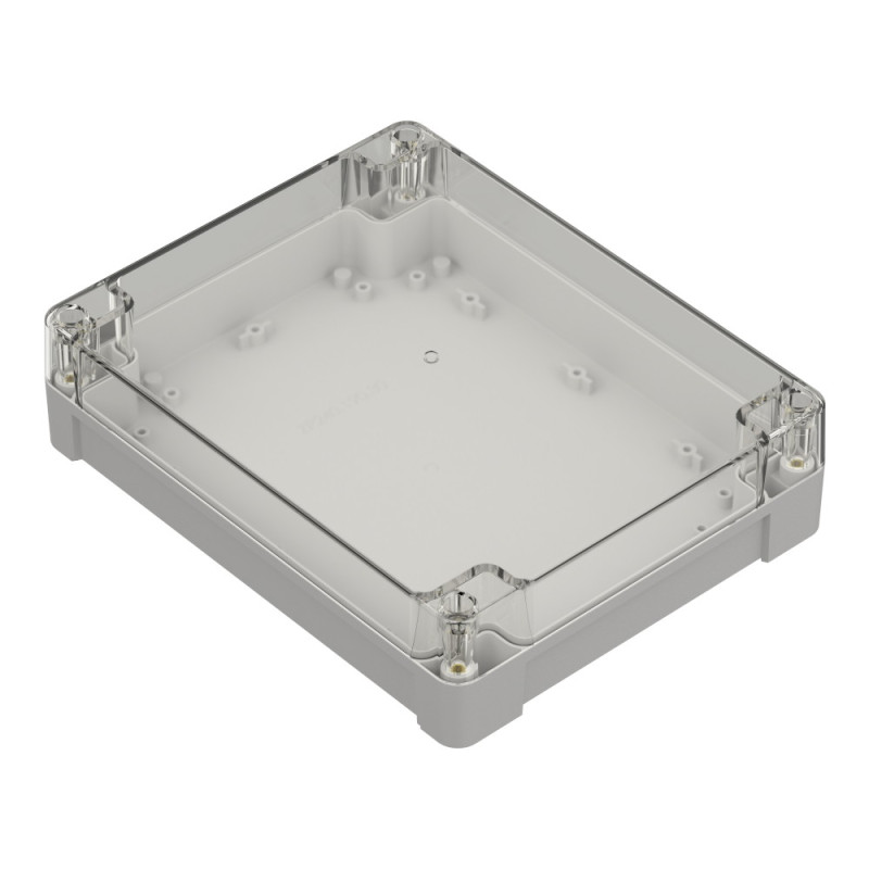 ZP240.190.60SJp TM PC HERMETIC HOUSING ZP240.190.60 LIGHT BOTTOM - CLEAR TOP WITH CAST GASKET AND ZP240.190.60SJp TM PC HERMETIC HOUSING ZP240.190.60 LIGHT BOTTOM - CLEAR TOP WITH CAST GASKET AND