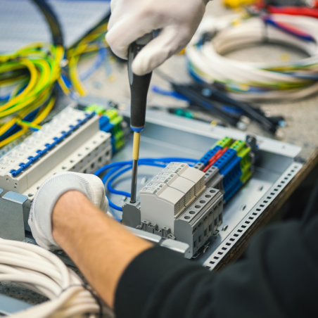 Assembly of power electronics devices