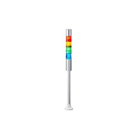 Señal de torre LR6-402PJBU-RIGB. Soporte con pie, sonido.