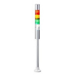 LR6-402PBBU-RYGC Tower semnal. Suport cu picior, sunet