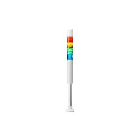 Señal de torre LR6-4M2PJBW-RIGB. Soporte con pie, sonido.