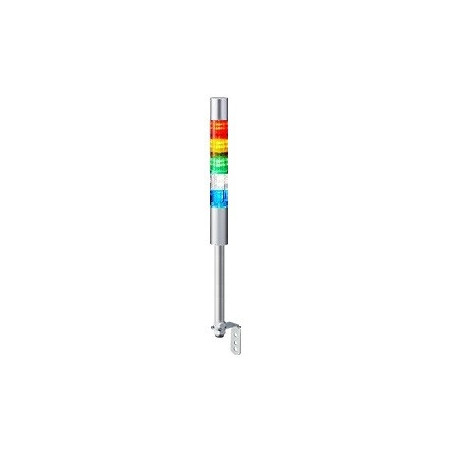 Señal de torre LR6-502LJBU-REGBC. Soporte de ángulo, sonido