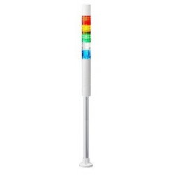 Semnalul turnului LR6-5M2PJBW-RYGBC. Suport cu picior, sunet