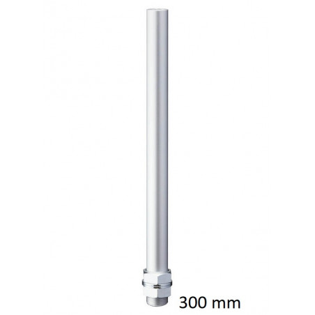 POLE22-0300AT 300mm Alumínium Cső Menettel