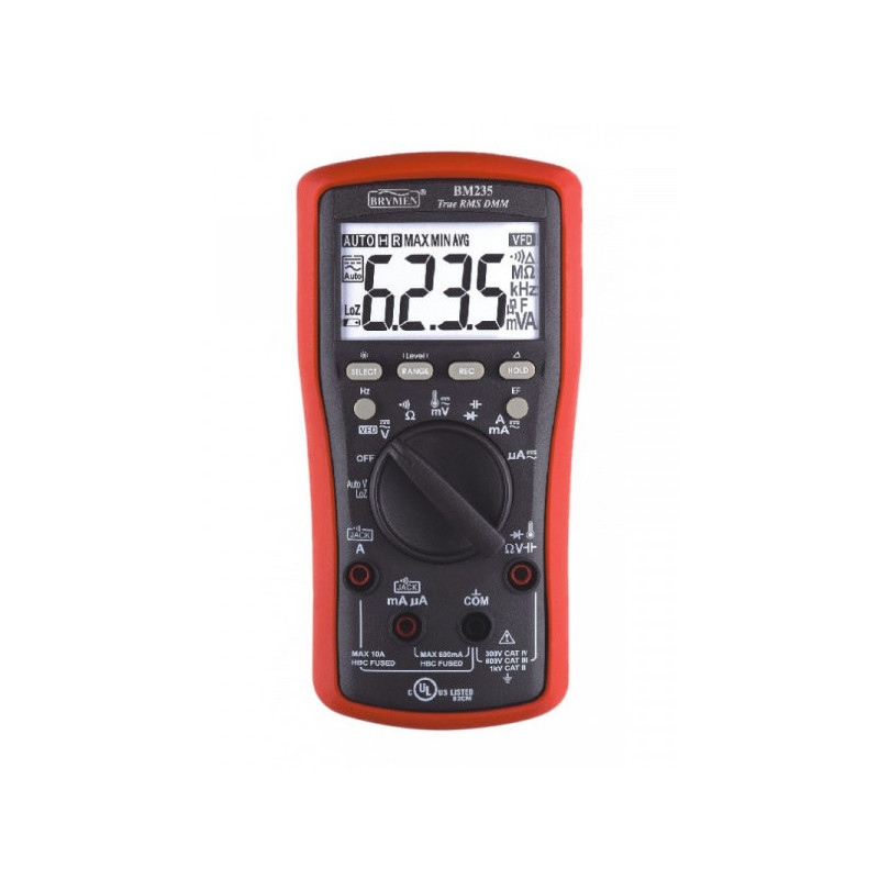 BM235 TRMS (AC+DC) VFD EF 50kHz multiméter BM235 TRMS (AC+DC) VFD EF 50kHz multiméter