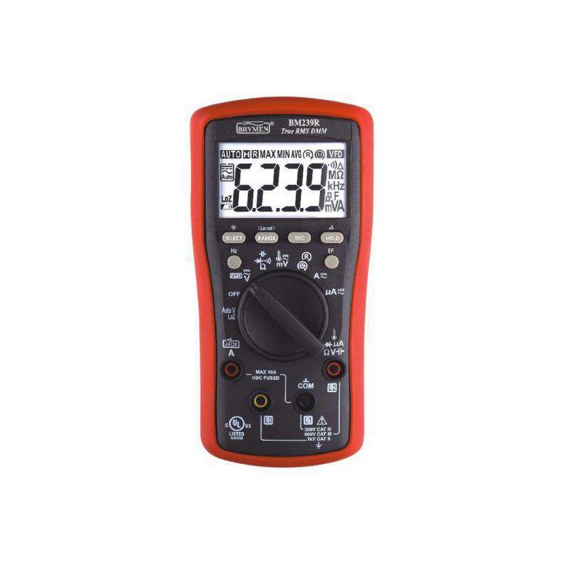 BM239R Multimeter TMR (AC + DC) VFD EF 50khz Temp