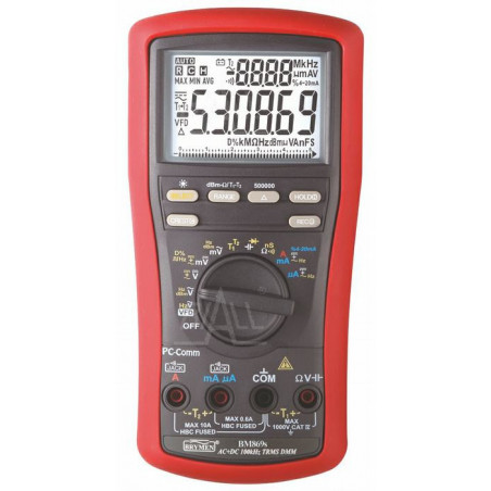 BM869s Multimetr TRMS VFD %4~20mA,dBm,T1/2,USB