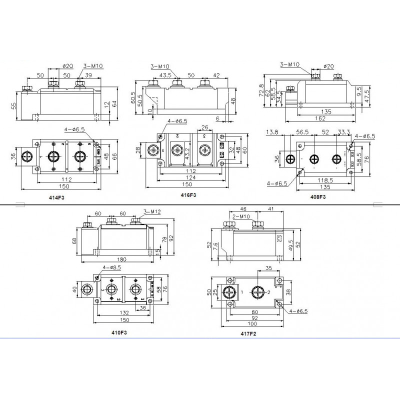 MD500-12-417F2 Single Diode Module