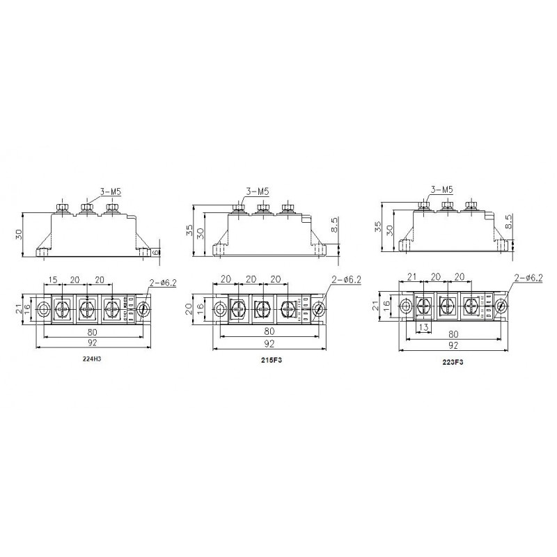 MDC40-12-223F3 Diode Module