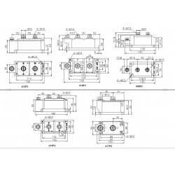 Modul MDC500-22-416F3 Diodă