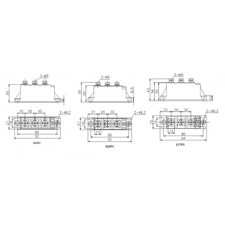 MDC90-16-223F3 Diode Modul.