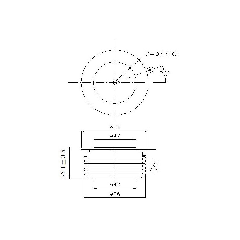H50KPR-09-60 tirisztor PCT H50KPR-09-60 tirisztor PCT