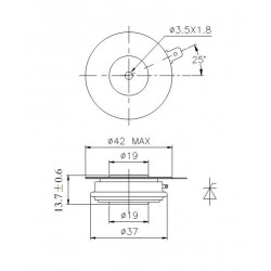 Y24KPA-06-04 Tirisztor PCT