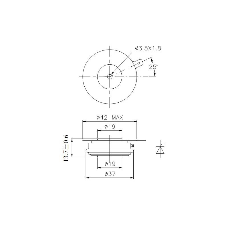 Y24KPA-06-04 Tirisztor PCT