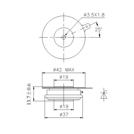 Y24KPA-06-04 Tirisztor PCT