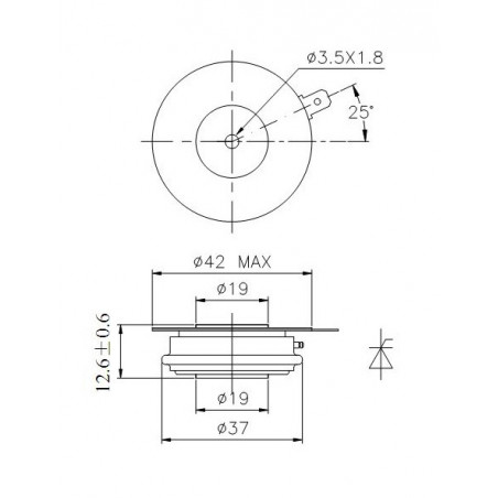Y24KPC-05-10 Tirisztor PCT