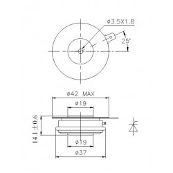 Y24KPE-04-14 Tirisztor PCT