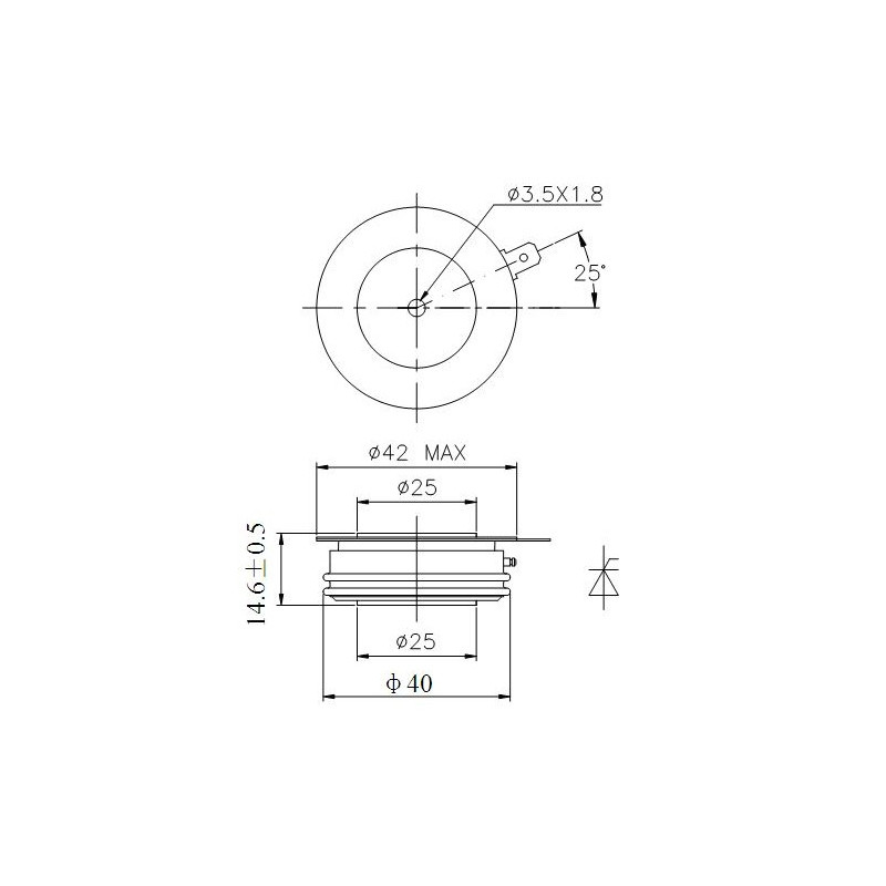 Y30KPA-10-04 Tirisztor PCT
