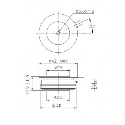 Y30KPE-06-12 Tirisztor PCT