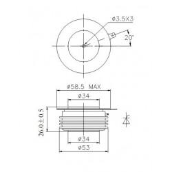 Y38KPE-10-12 Tirisztor PCT