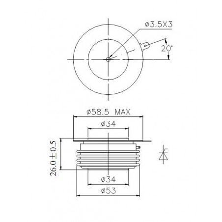 Y38KPE-10-12 Trystor PCT