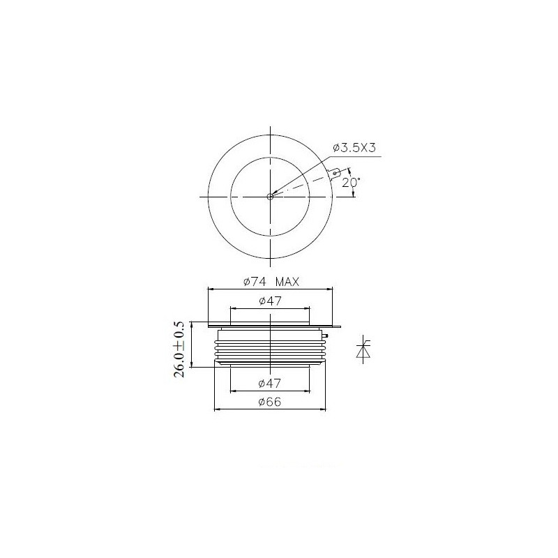 Y50KPC-25-06 Tyrystor PCT Y50KPC-25-06 Tyrystor PCT