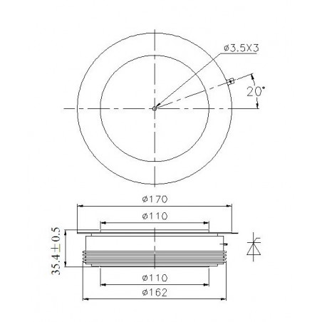Y50KPJ-12-35 Trystor PCT