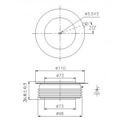 Y76KPE-40-12 Tyrystor PCT