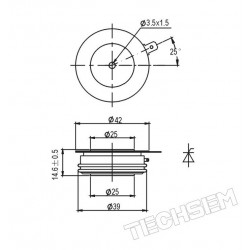 Y30KKE-04-18 gyors tirisztor