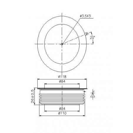 Y89KKG-38-25 Tyrystor rychle