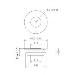 Y24ZPC-06-12 Dioda prostownicza