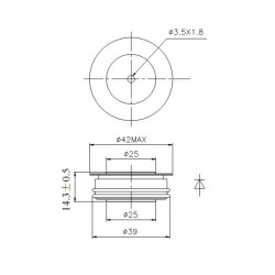 Y30ZPC-13-20 Dioda prostownicza