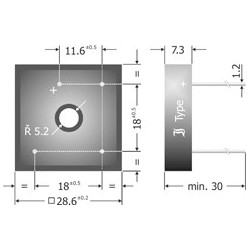 KBPC5012FP Mostek prostowniczy